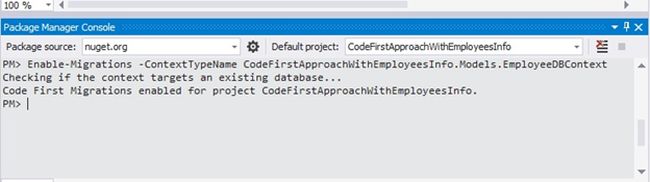 package manager console